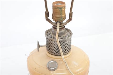 1930 S Aladdin Kerosene Lamp Factory Converted To Electric Original Aladdin Shade 155169