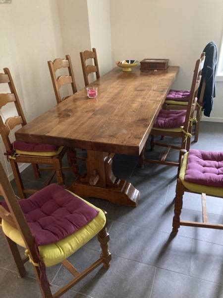 Table monastère en bois massif annonce 6534217 Petitesannonces ch