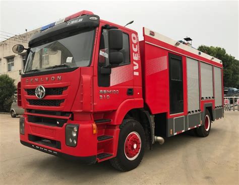 Genlyon Fire Fighting Truck Foam Tank 1500L Water Tank 6500L Fire