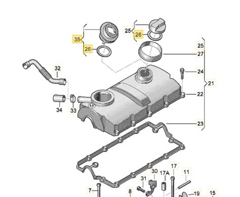 Oil Filler Neck Tdi Vw Audi Seat Skoda E Vag Vw