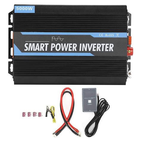 W Pure Sine Inverter Converts V Dc To V Ac With W Peak