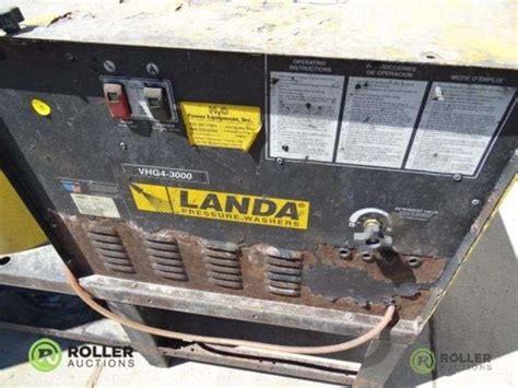 Landa Vhg4 3000 Hot Water Pressure Washer Roller Auctions