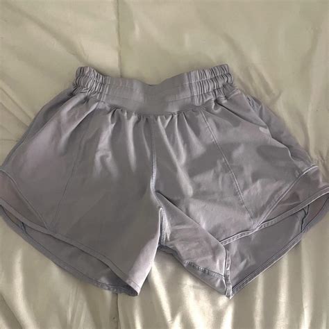 Lavender Lululemon Hotty Hot Shorts Depop
