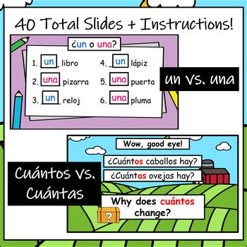 introduction  spanish verb hay cuantos  cuantas indefinite articles