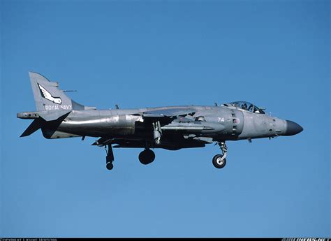 British Aerospace Sea Harrier Fa2 Uk Navy Aviation Photo 1082542