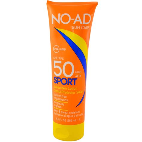 Bloqueador Solar No Ad Spf 50 Sport 250 Ml Disco