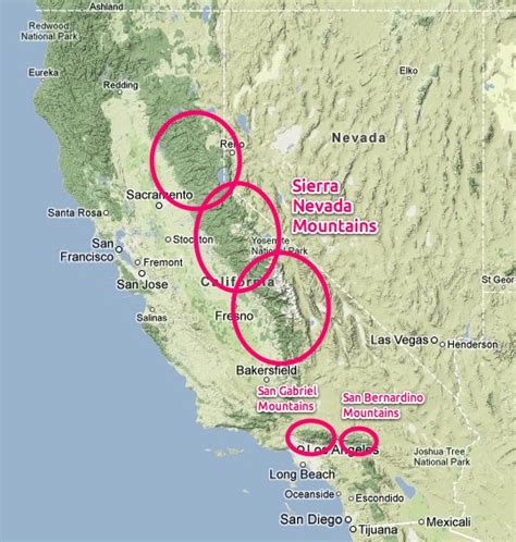 How The Mountains Of California Make Snow Onthesnow
