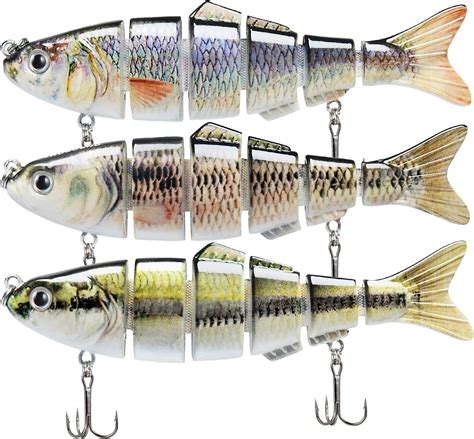 Bass Trout Multi Jointed Swimbaits Sinking Bionic Swimming Fishing