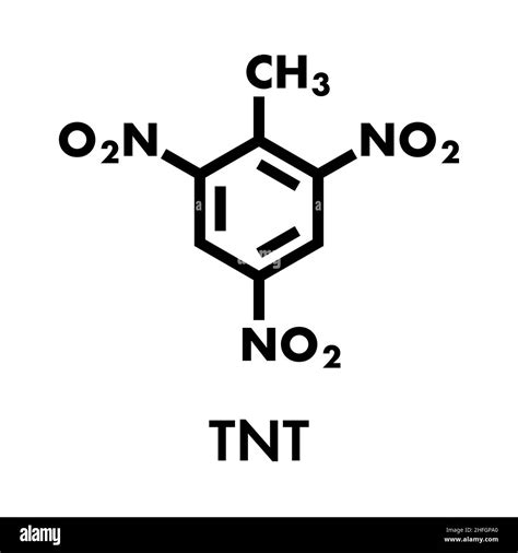 Trinitrotoluene Tnt Explosive Molecule Chemical Hi Res Stock