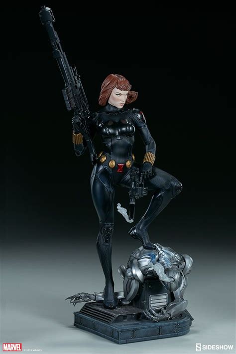 Marvel Black Widow Premium Format TM Figure By Sideshow Col Black