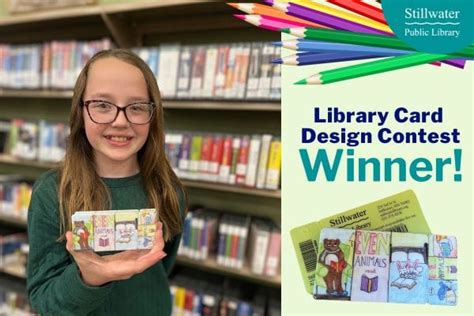 Library Card Design Contest Winner - Stillwater Public Library