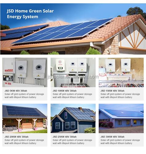 Jsdsolar Hibrid 36kw Sistem Surya Kontrol Mppt Inverter Hibrid 36kw