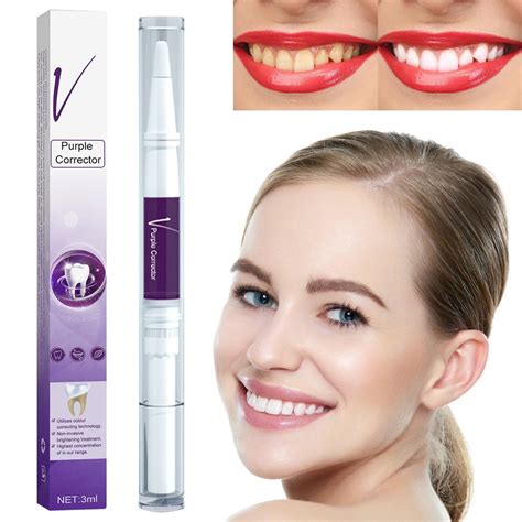 Farvoery Purple Toning Tooth Pen Teeth Cleaning Tooth Stains Oral Care