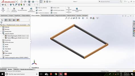 Creaci N De Miembro Estructural En Solidworks Youtube