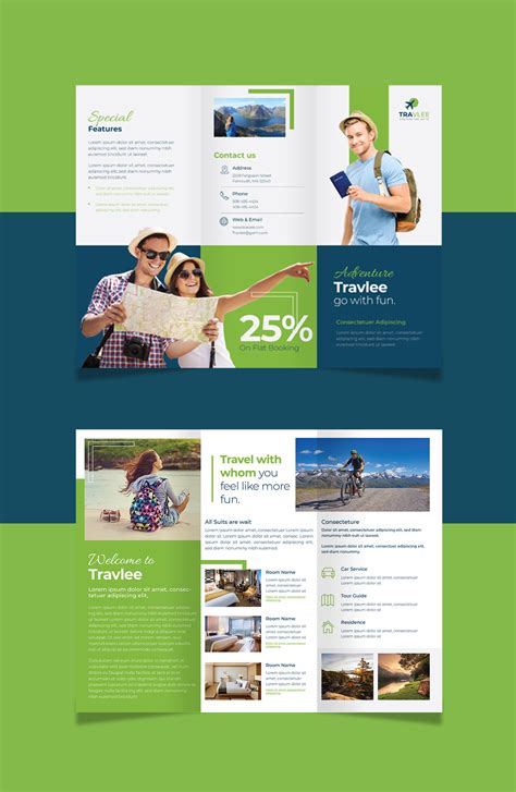 Travel Tri-fold Brochure Design on Behance