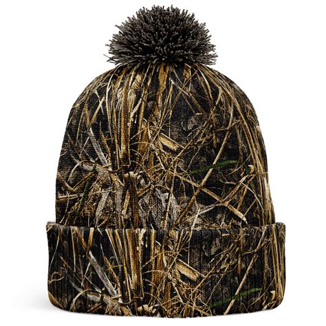 Pom Pom Hunting Camo Knit Beanies Brandextenders