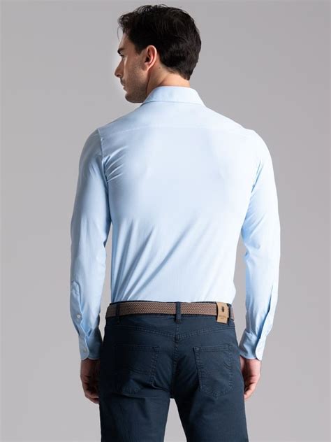 Camicia Uomo Tecno Micro Armatura Collo Semi Francese Invidia