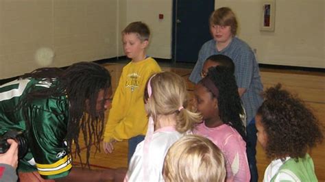 Players Visit Fox Valley Boys And Girls Club