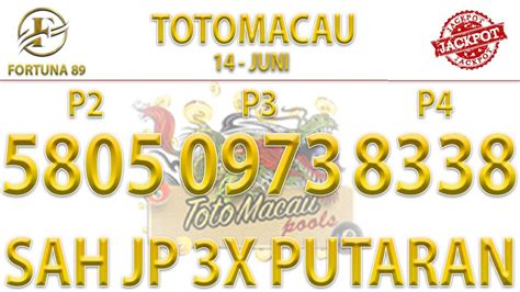 Prediksi Toto Macau Juni Prediksi Totomacau Hari Ini