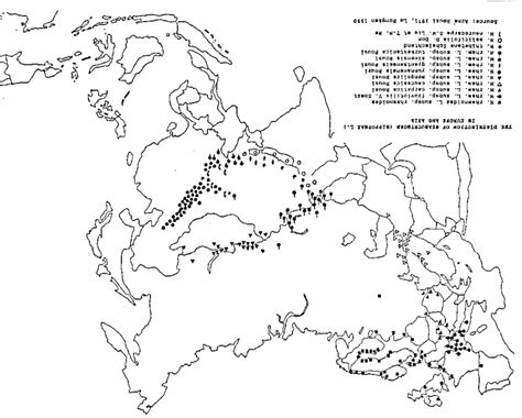 The Distribution Of Sea Buckthorn In Europe And Asia Download Scientific Diagram