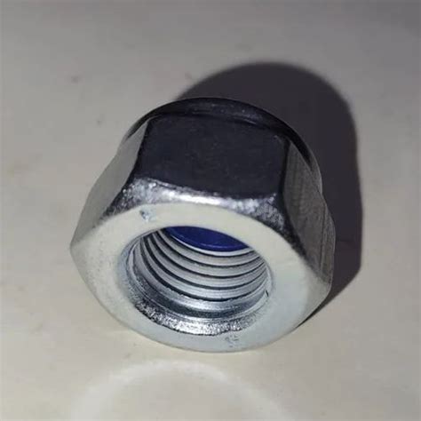 Mild Steel Hexagonal Ms Hex Nylock Nut Insert Lock Thickness Mm At