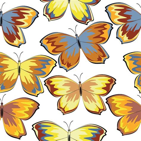 Premium Vector Pattern Butterfly Graphic Design Print