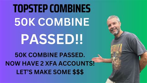 Passed K Combine For Topstep In Nq Futures Youtube