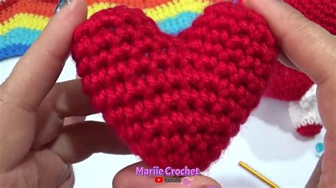 Coraz N Tejido A Crochet Paso A Paso Crochet Coraz N Youtube