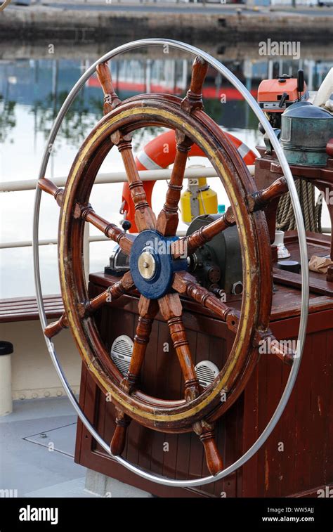 Sailing Ship Helm High Resolution Stock Photography and Images - Alamy