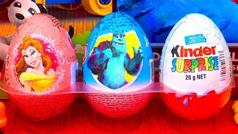 Toy Surprise Eggs Disney Pixar Monsters University Toys Kinder