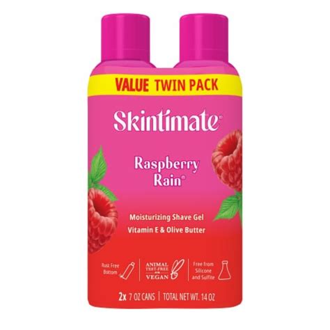 Skintimate Signature Scents Shave Gel For Women Moisturizing Raspberry