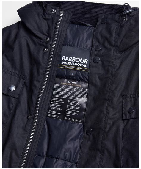 Men S Barbour International Galloway Waxed Cotton Jacket