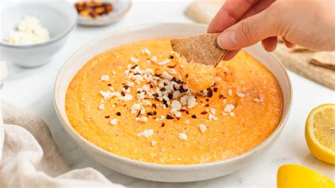 Easy Greek Tirokafteri Spicy Feta Cheese Dip Recipe