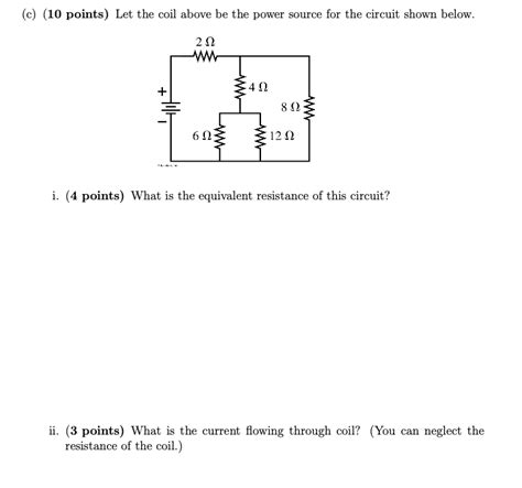 Solved Points A Square Coil Of Wire Of Side Length Chegg