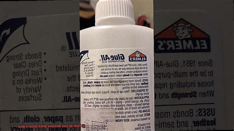 How Do You Dissolve Dried Elmers Glue Glue Things