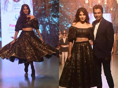 Rhea Rhea Chakraborty Stuns At The Grand Finale Of Pune Times Fashion