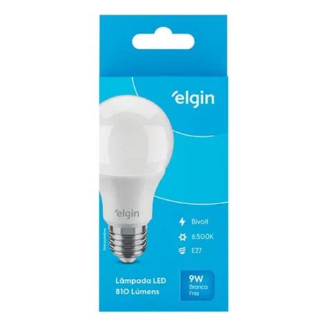 L Mpada Bulbo Led W Elgin K Lumens Bivolt Material Pl Stico E