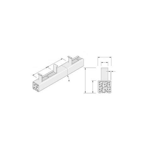 Unistrut Concrete Insert 6000mm X 41mm X 21mm P3370