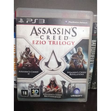 Assassins Creed Ezio Collection Mídia Física Original Ps3 Shopee Brasil