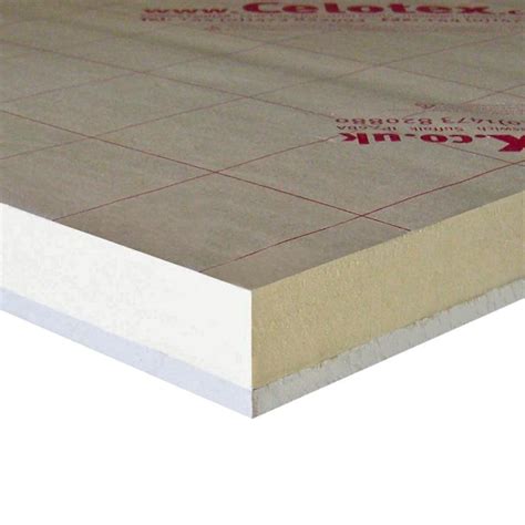 Thermal PIR Laminate Plasterboard 2400x1200x37.5mm