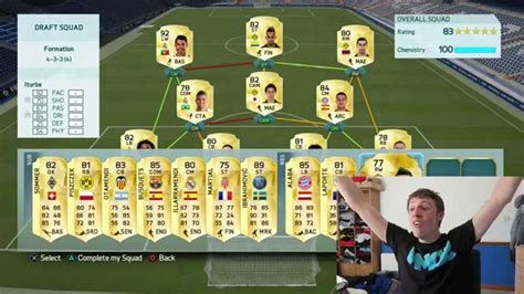 FIFA 16 LUCKIEST FUT DRAFT EVER FIFA 16 ULTIMATE TEAM YouTube