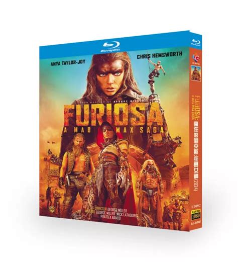 FURIOSA A MAD Max Saga 2024 Blu Ray Movie BD 1 Disc All Region Box Set