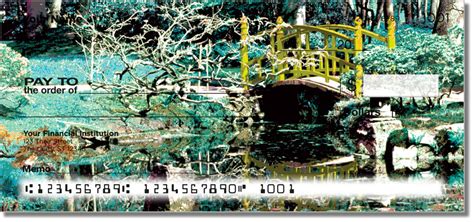 Japanese Garden Personal Checks Elzune