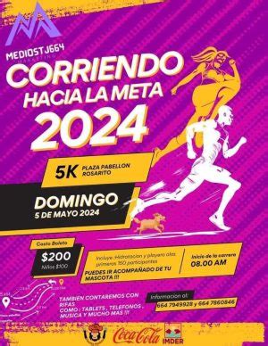 Corriendo Hacia La Meta En Rosarito Tijuana Eventos Deportes