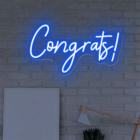 Congrats Neon Sign Congratulations Light Up Led Sign Neon Signs