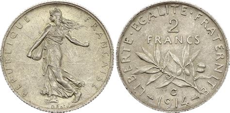 France Francs Semeuse C Castelsarrasin Silver Xf Ma Shops