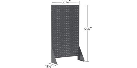 Akro Mils Single Sided Steel Louvered Panel Rack