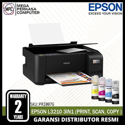 Jual Printer Epson L3210 All In One Print Scan Copy Pengganti Epson L3110 Shopee Indonesia