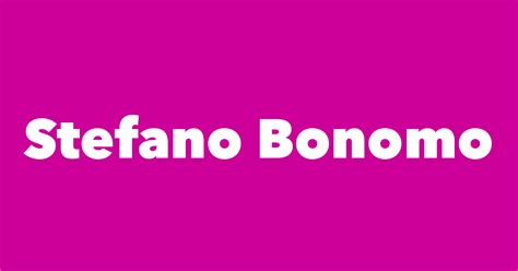 Stefano Bonomo - Spouse, Children, Birthday & More
