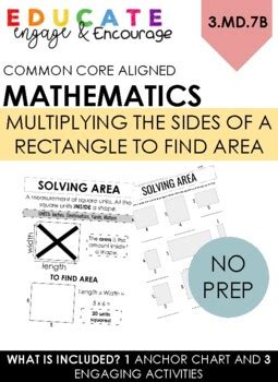 Md B Multiplying Side Lengths To Find Area Resources Tpt